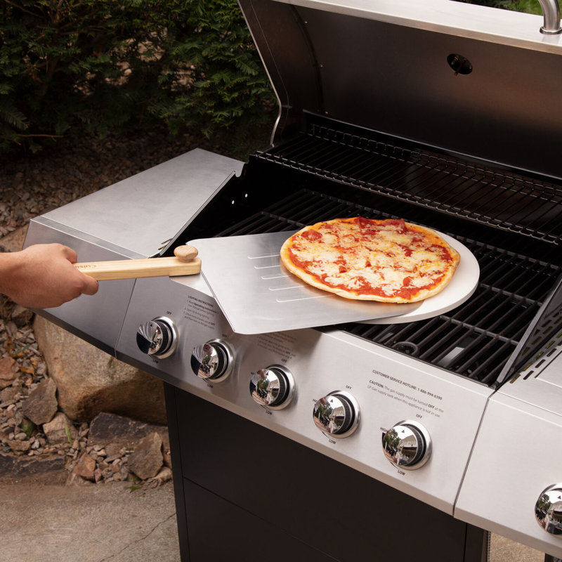 Cuisinart 12" Aluminum Pizza Peel, 2.75" H x 12" W x 24" L