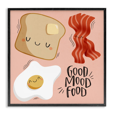 «Good Mood Food», giclée encadrée par Sarah Hickman
