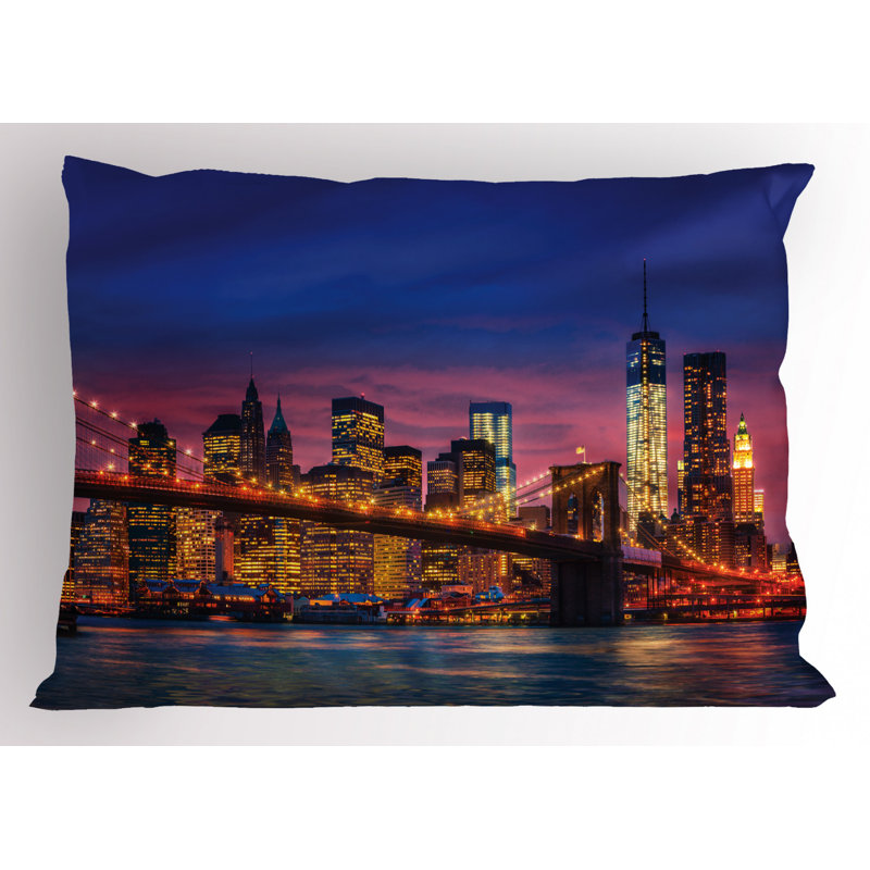 Nyc Polyester Sham Set, King