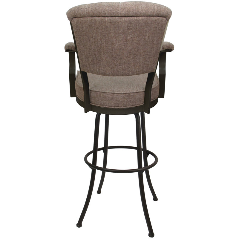 Tabouret très haut 34 po Hallard, Beige/brun