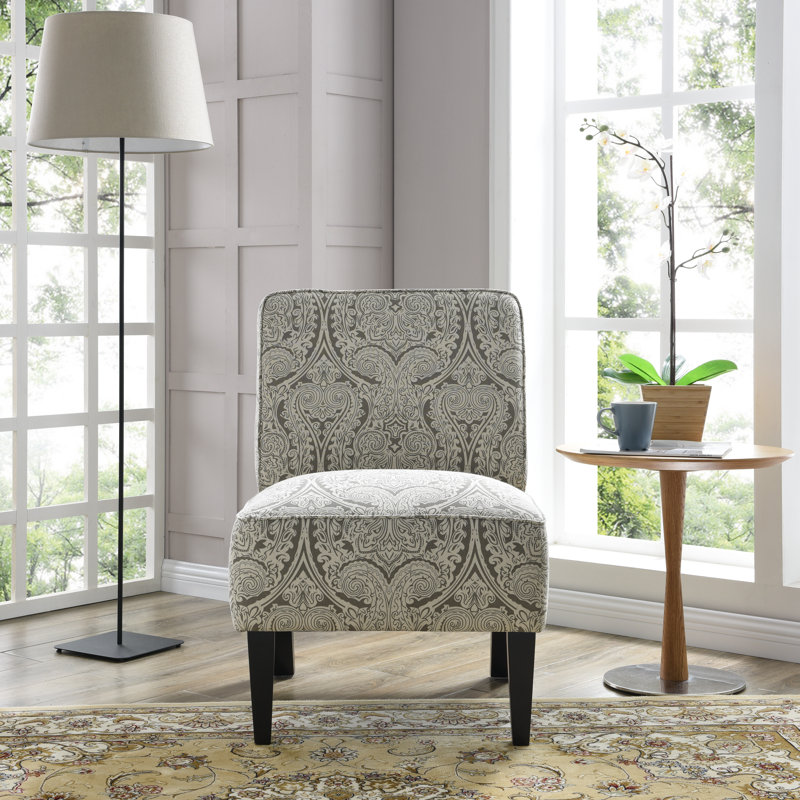 Fauteuil de chambre Marotta, Gris cachemire