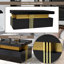 Modern Black Rectangular Coffee Table