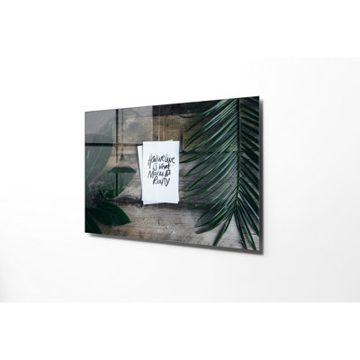 Peinture décorative en verre trempé