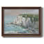 White Sea Cliff II, peinture sur toile encadrée-1563317240
