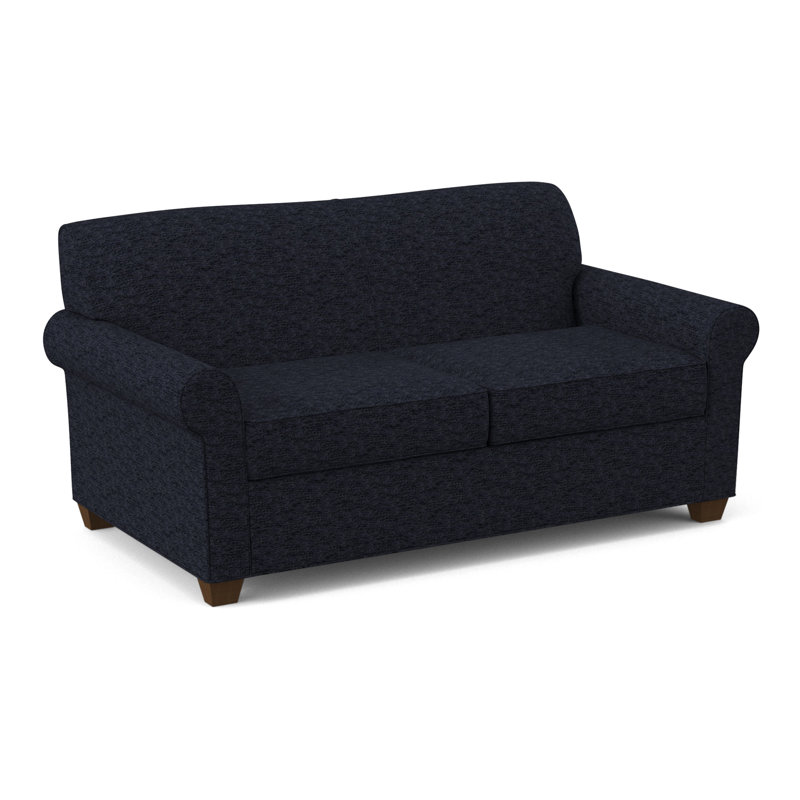 Finn 75" Rolled Arm Sofa Bed, Cafelle, Archetype Hemp, Innerspring