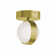 Macrae 1-Light LED Flush Ceiling Light - Acrylic Shade