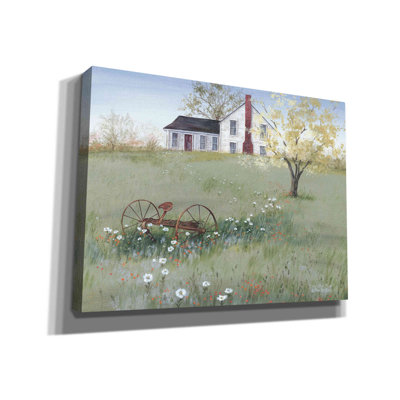 «The Old Plow» par Pam Britton, reproduction d'art sur toile tendue