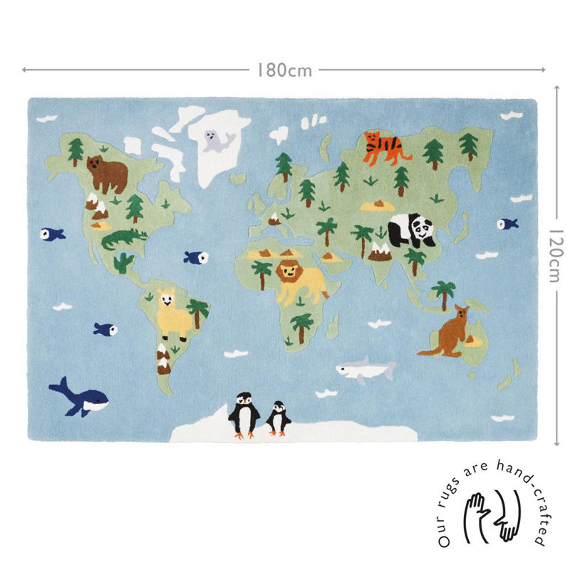 Around the World Rug, Large