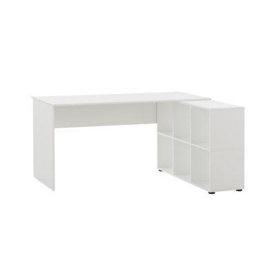 Lakindra L-Shaped Writing Desk