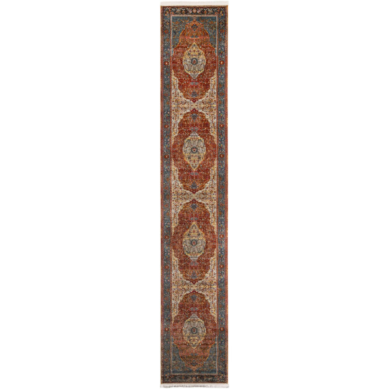 Majed Abstract Indoor Rug, Runner 2'7" x 14'1"
