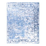 Overdyed One-of-a-Kind 8' 1" X 10' 1" Hand Knotted Area Rug