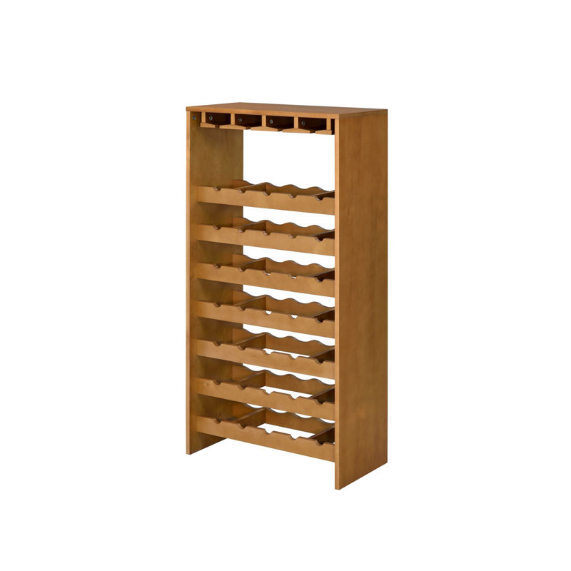 Hanzi Wine Cabinet, Oak Finish , Sideboard