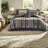 Piece Full Bedding Sets, Soft Polyester Plaid Modern Comfort For Home