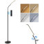 Dimmable LED Floor Lamp with Adjustable Gooseneck, Standing Reading Light with Remote Control-1520094134