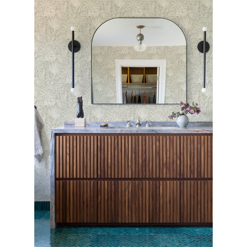 Vita Sage Botanical Wallpaper, Brown