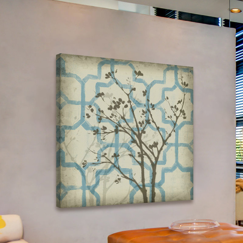 " Silhouette & Pattern II ", 48" H x 48" W x 1.5" D, Open Frame