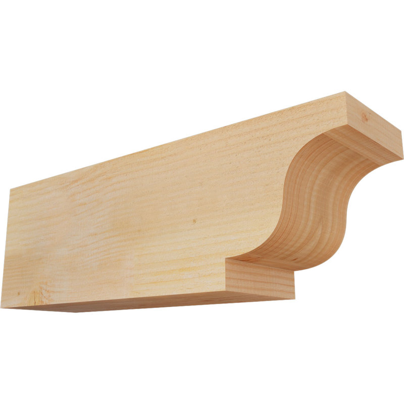 Queue de chevron Newport, Douglas, 8" H x 24" W x 6" D