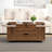 Multi-Functional Lift-Top Coffee Table With Hidden Storage And Stools,Multi-Function Modern Center Table With 4 Stools And Casters,Perfect For Modern Living Spaces-1775792479