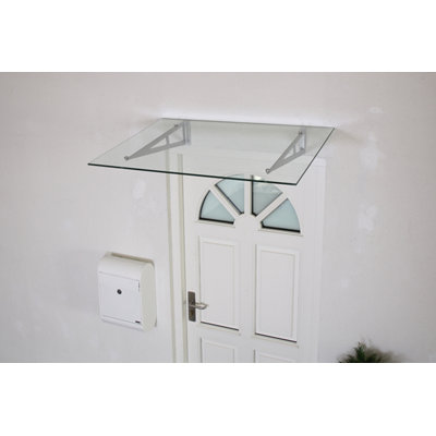 Dakota Fields 1.20cm W x 0.70cm D Glass Clear Cover Retractable Door / Window Awning