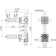 1/2" Shared Three Outlet Thermostatic Shower Rough-in Valve with Diverter