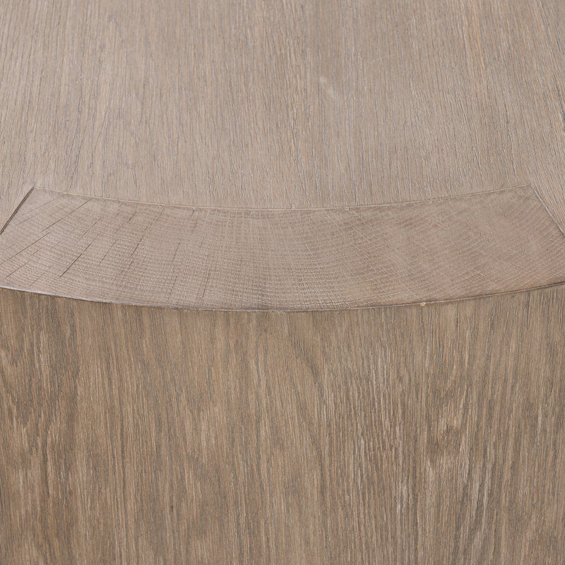 Bourges Single Coffee Table, 13" H x 48" L x 48" W, Warm Natural Flat Oak Veneer