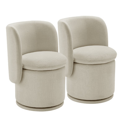 Fauteuil demi-tonneau pivotant Adrielle