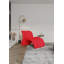 Chaise d'appoint rembourrée en métal Rosebud