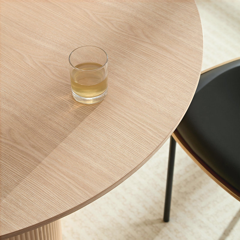 Round Fluted Coffee Table