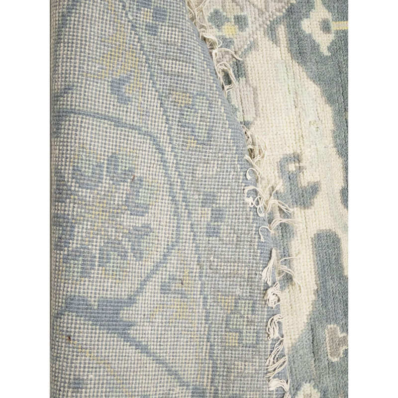 Tapis oriental rond Oushak Chobi Mute