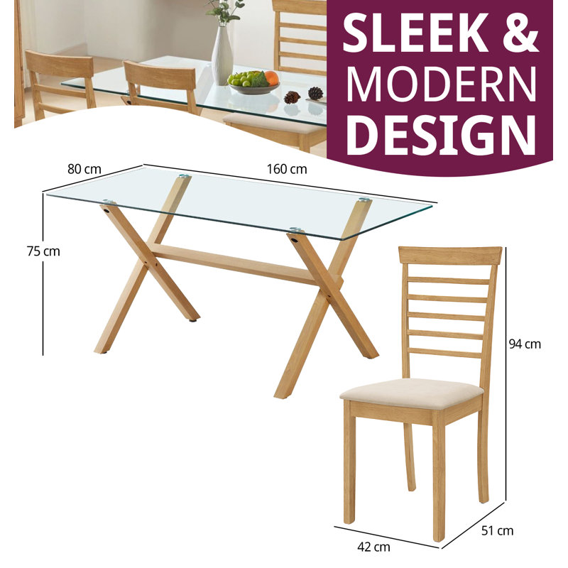 Mose 4 - Person Dining Set