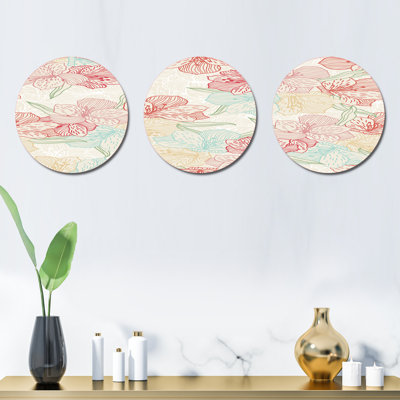 Plants & Flowers Wall Decor on Metal
