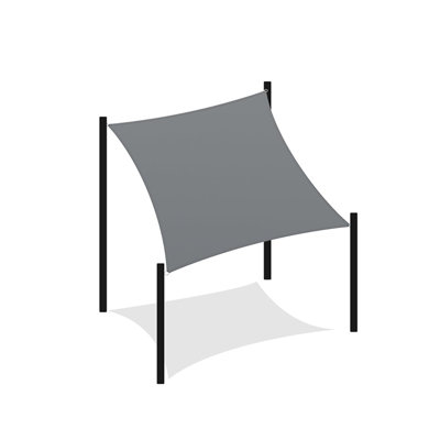 16'x20' Rectangle Sun Shade Sail, UV-Blocking Outdoor Canopy & Sunshade for Patio, Backyard, Deck, Garden, and Yard