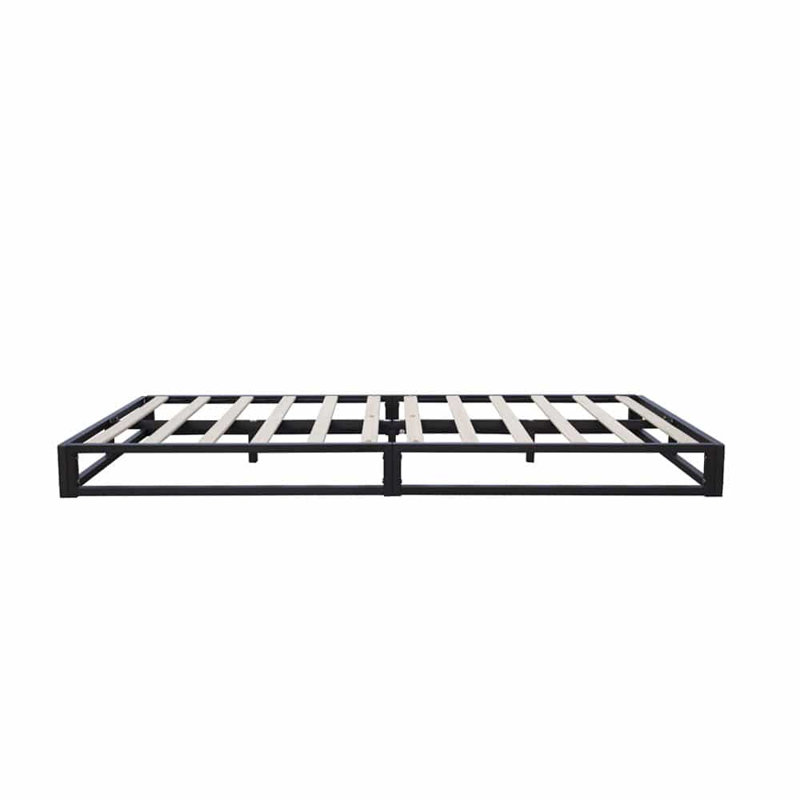 BASICS Metal Platform Bed Frame With Slatted Frame, Single (3')