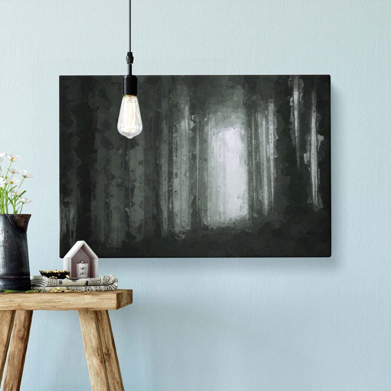 Twilight Forest in Abstract - Wrapped Canvas, 60cm H x 91cm W x 3cm D
