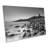 Dunstanburgh Castle Scene Sunset B&W CANVAS WALL ART Picture Print-1247964687