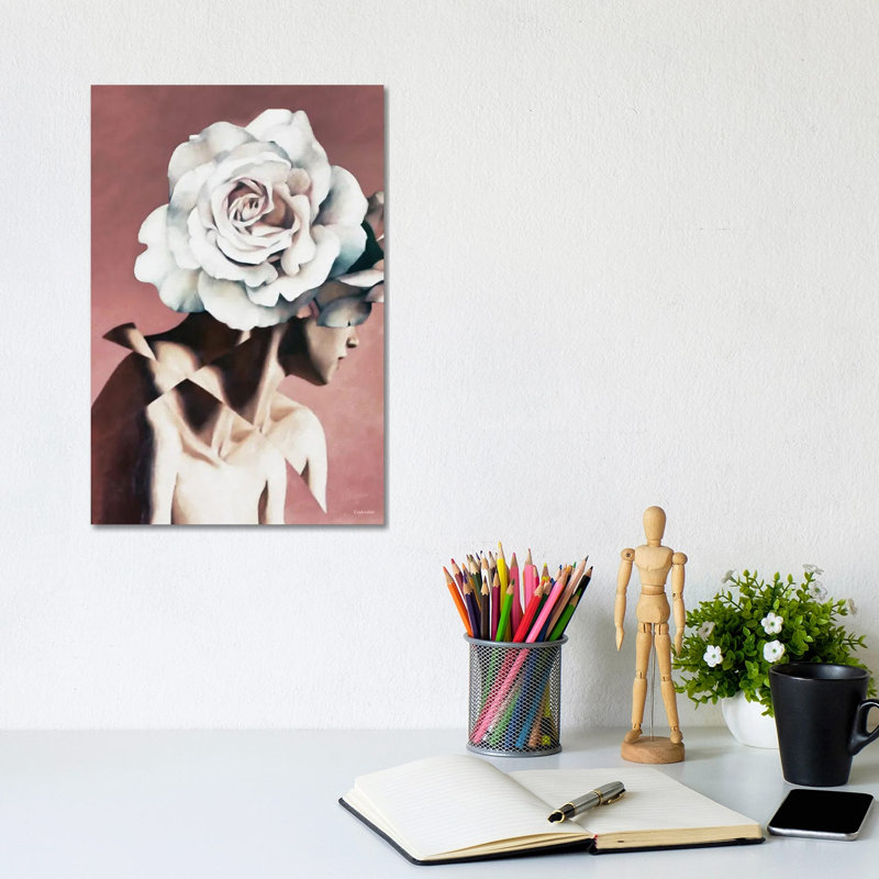 Bloom 1 Piece Wrapped Canvas Wall Art, 20.32 cm H x 30.48 cm W