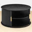 Ensemble de 2 tables basses rondes-119447661