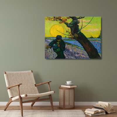 ArtDirect van Gogh, Vincent  Gallery Wrapped Canvas Art Titled: The sower