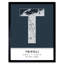 Tripoli City Map Tripoli Navy by Wee Blue Coo - Single Picture Frame Typography