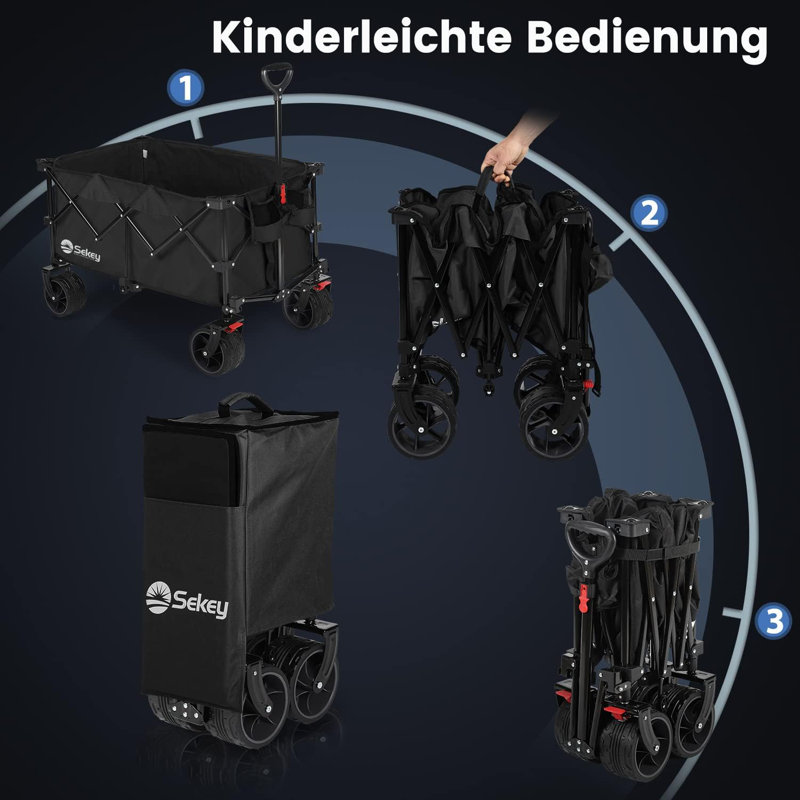 Foldable Cart, Black