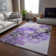 Cerrito Premium Machine Washable Cerrito AMF520 Purple Rug