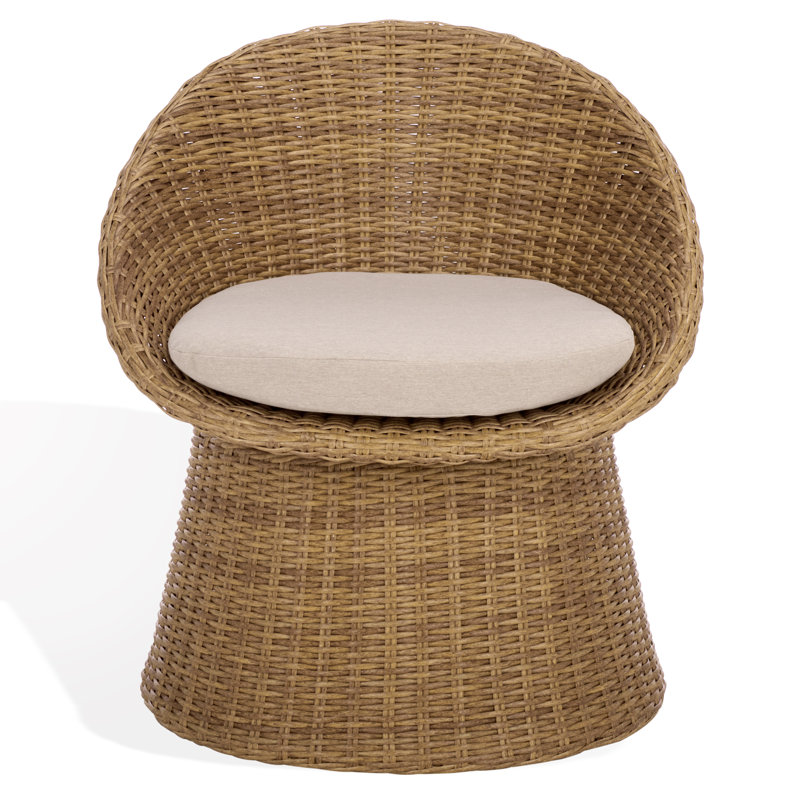 Chaise de patio en osier Lynsee