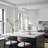 3-Light Drum Crystal Chandelier