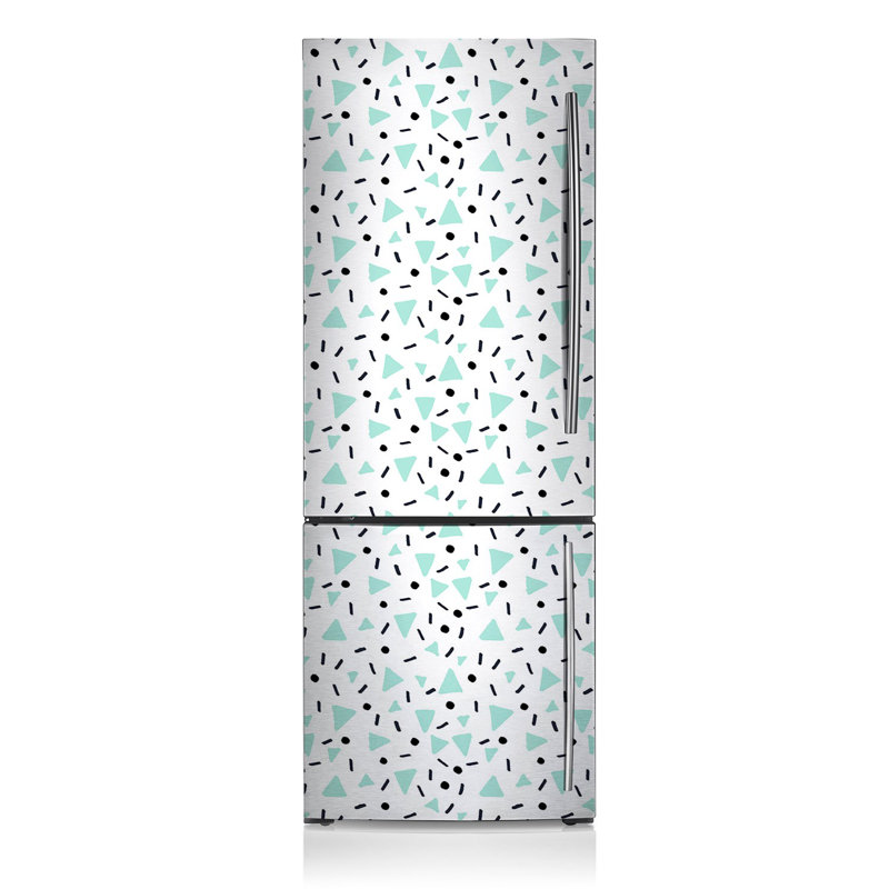 Abstract Non-Wall Damaging Door Decal