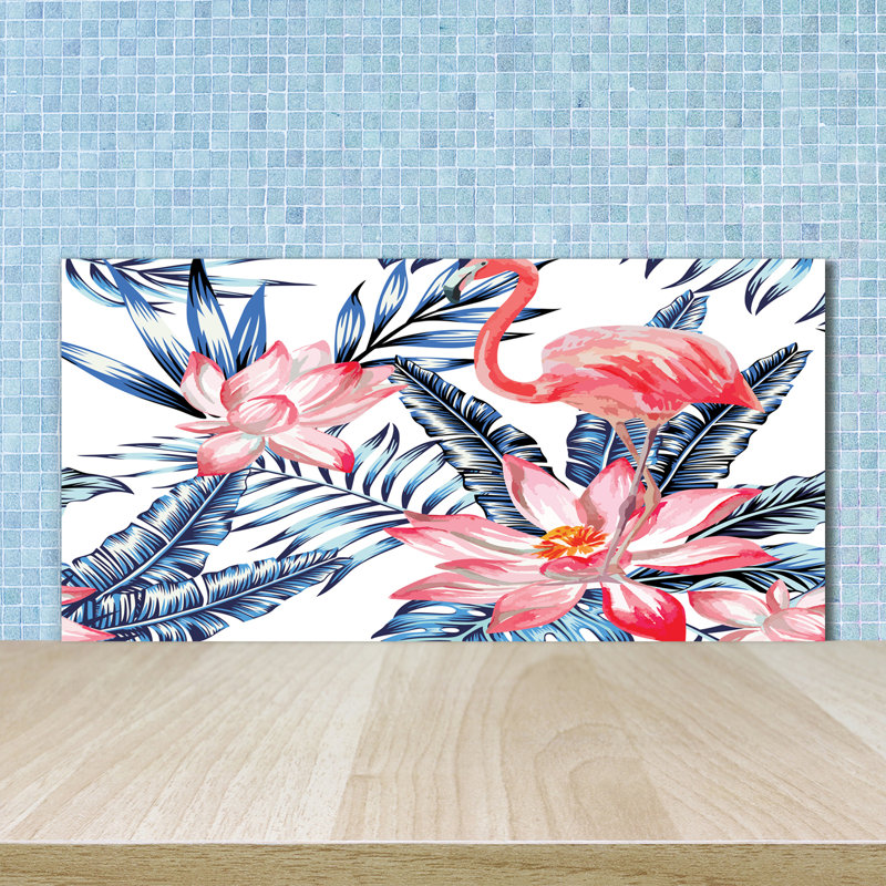 Helios 50cm W x 100cm L Glass Peel and Stick Panel