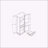 Freestanding Cabinet with Glass Door and Shelves-563689118