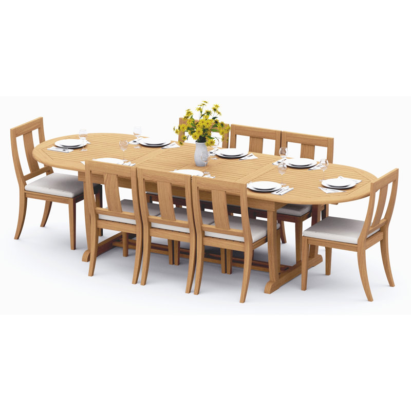 Osborne Outdoor - Piece Teak Dining Set, 8