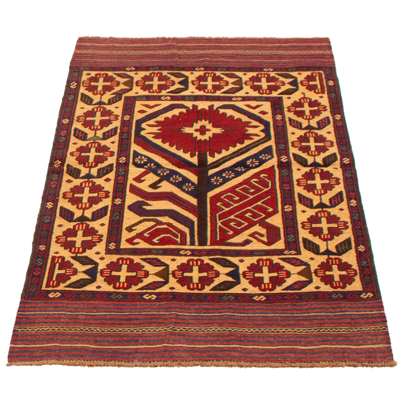 Tapis brun clair 3 pi 7 po x 6 pi Miruna