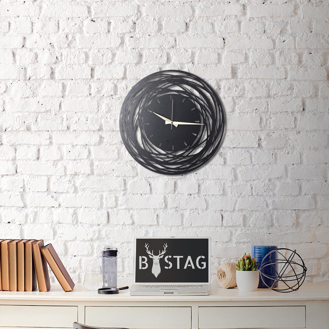 Analoge Wanduhr Decorative Cornelison 50 cm