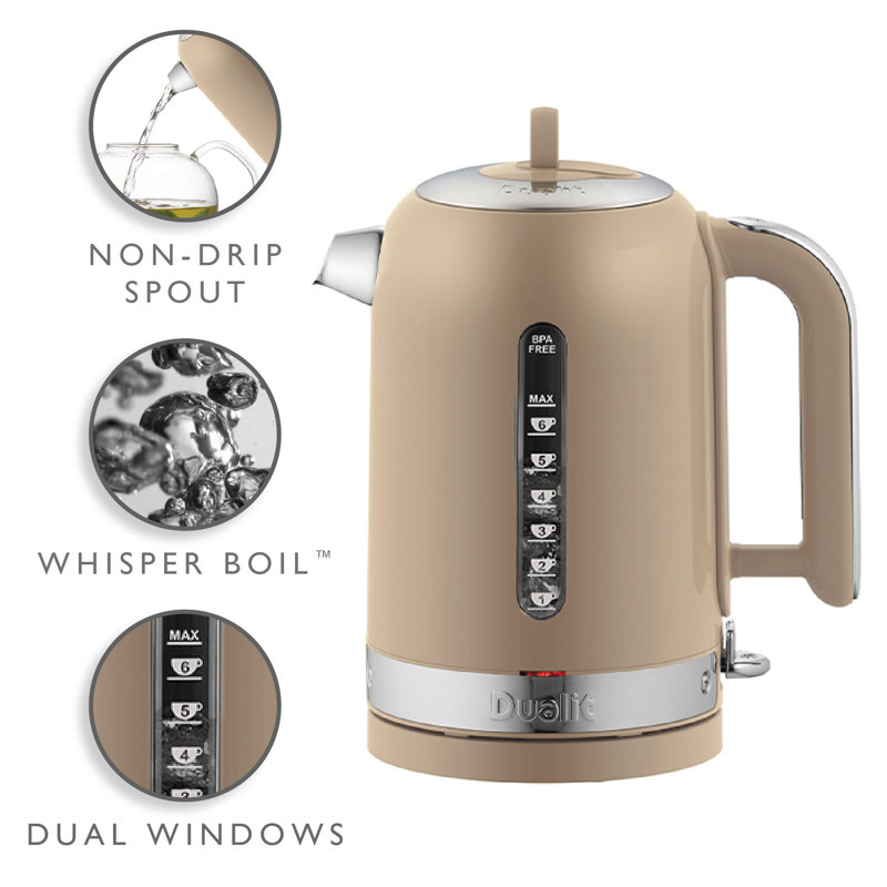 Dualit Classic 1.7L Stainless Steel Electric Tea Kettle